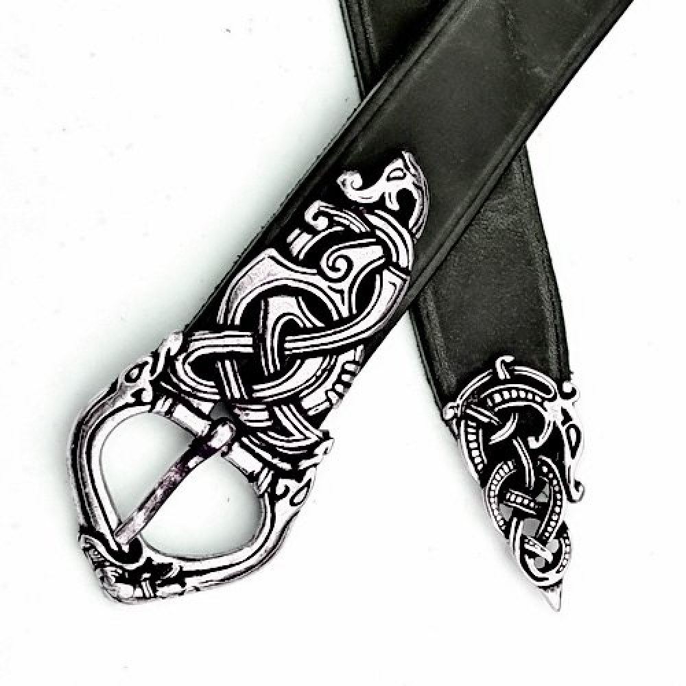 Strap end and matching buckle