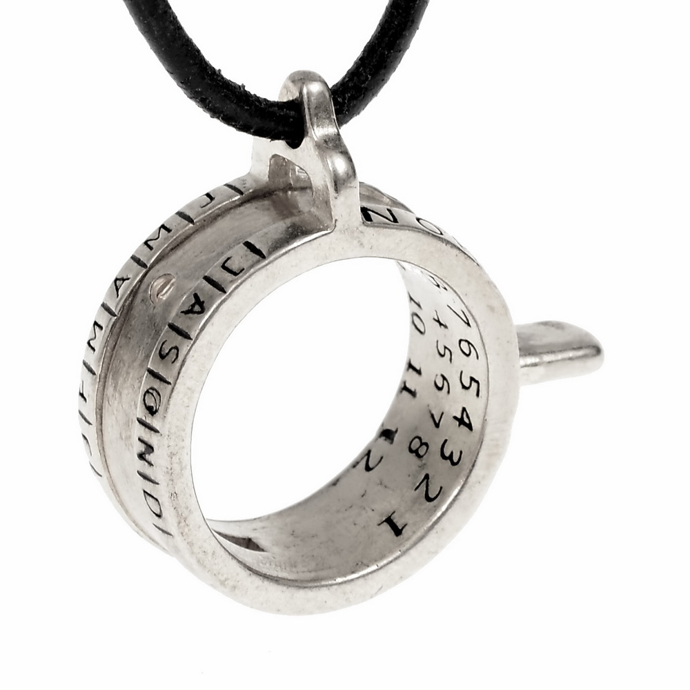 Ring sundial - silver