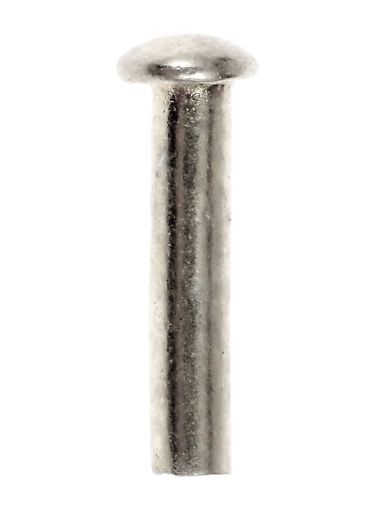 Sheath rim riveting pin - silver-plated