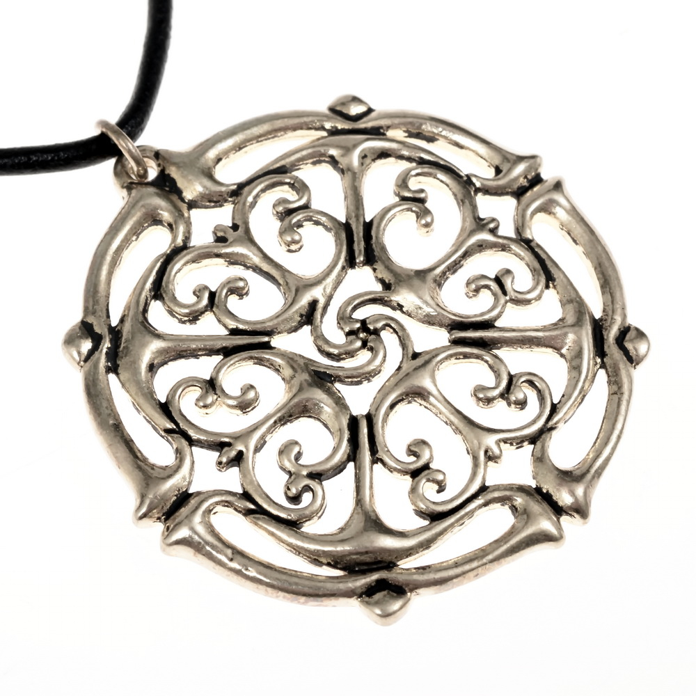Rmischer Pelta-Anhnger - Silber