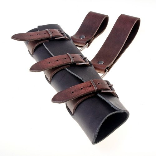 Medieval sword hanger - black / brown