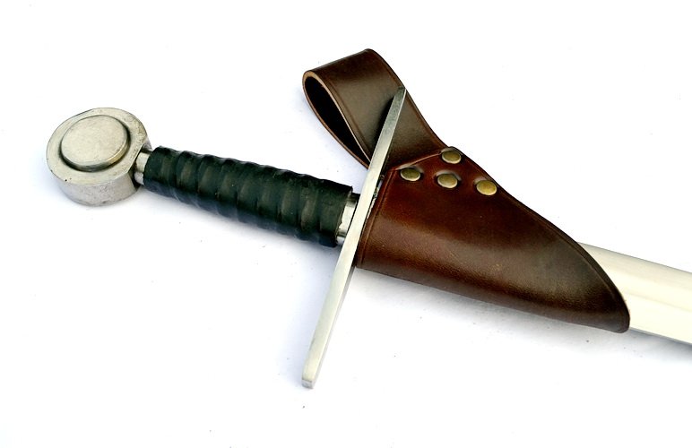 Medieval sword holder - brown