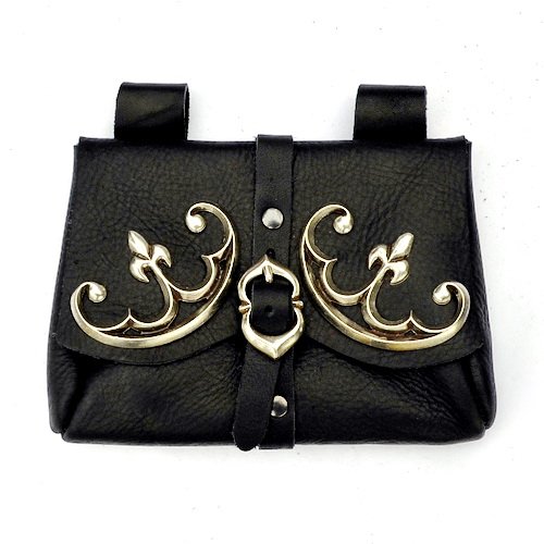 Mittelalter-Tasche mit Beschlgen