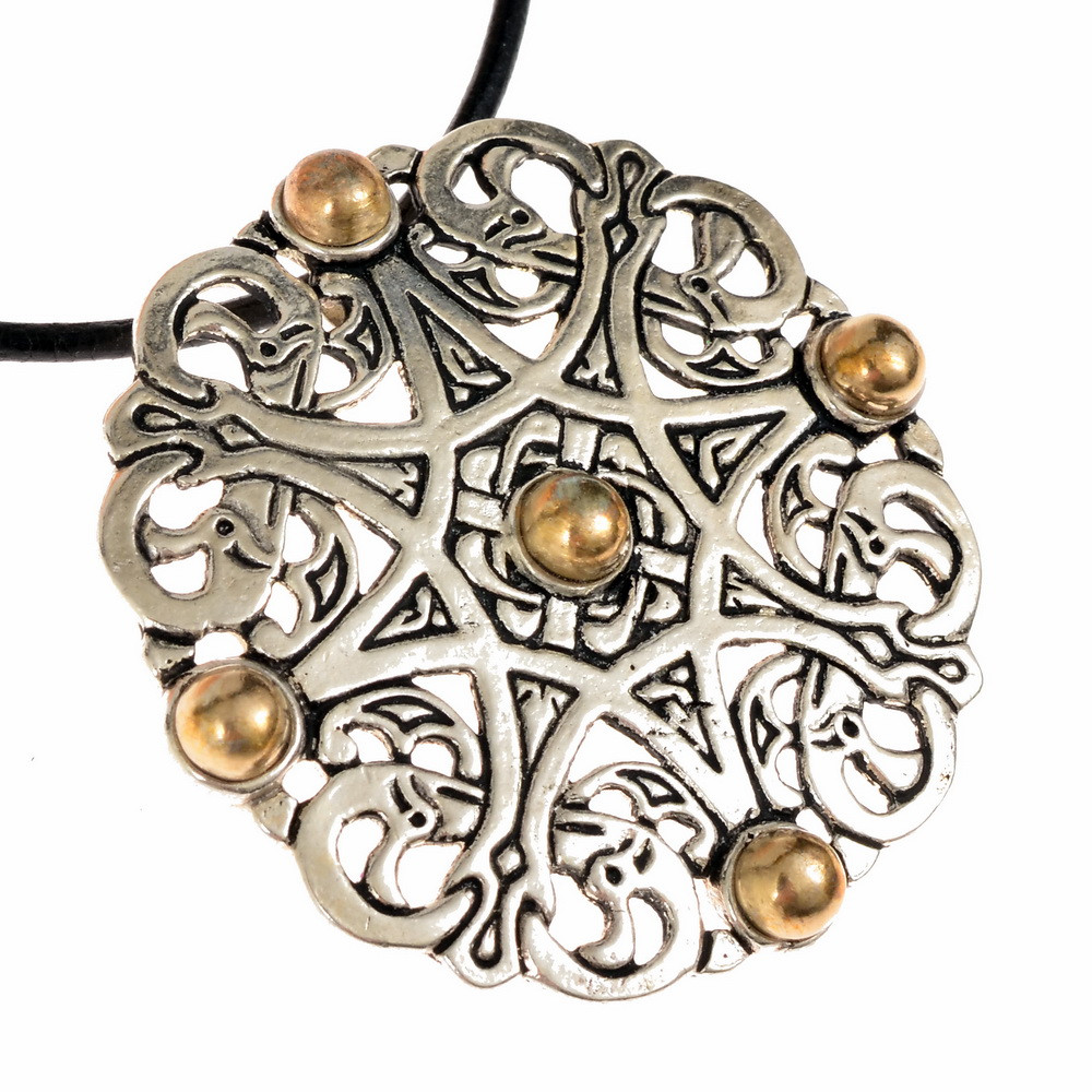 Trewhiddle pendant - silver