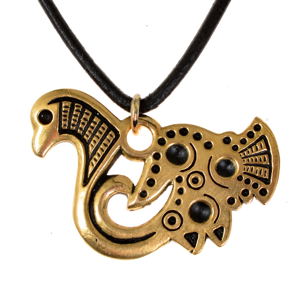 Finnischer Vogel-Anh�nger - Bronze