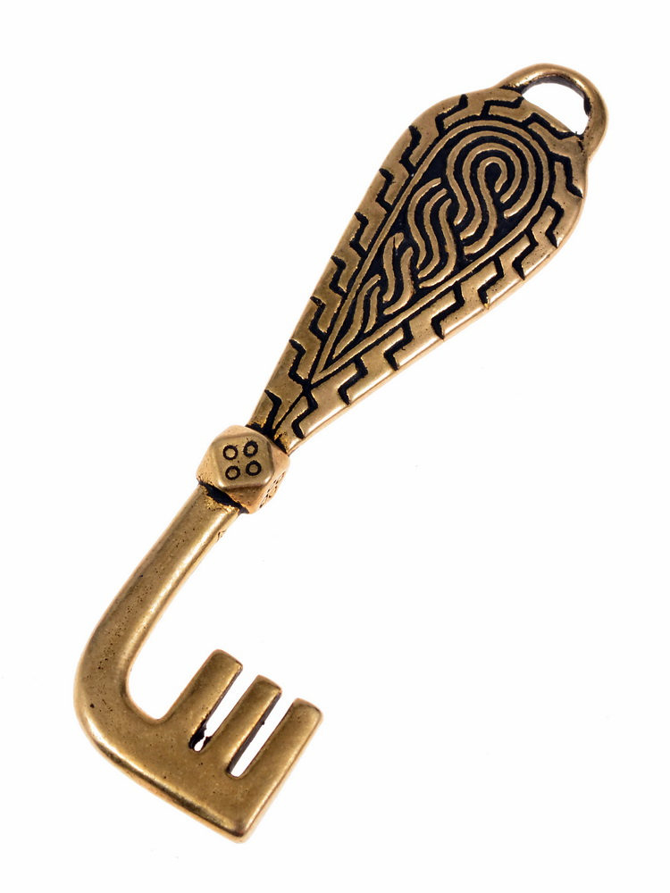 Viking key replica - bronze