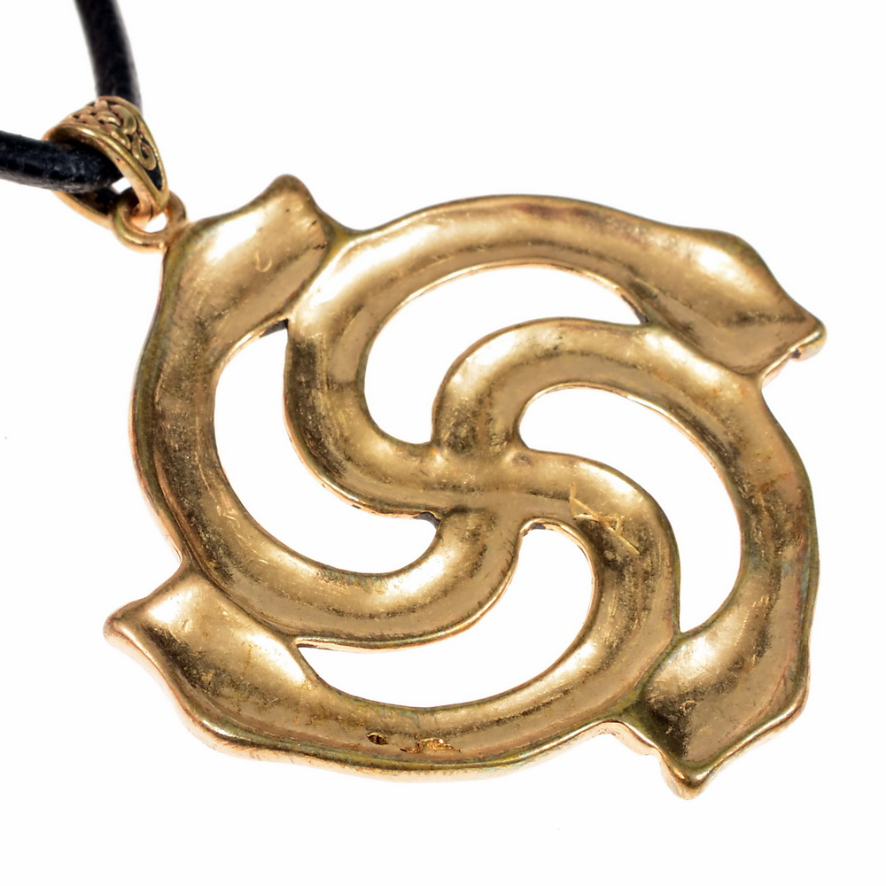 Viking Age serpent pendant - backside