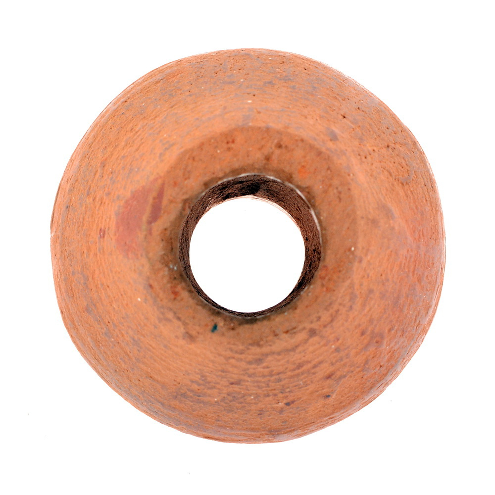 Medieval spinning whorl - from above