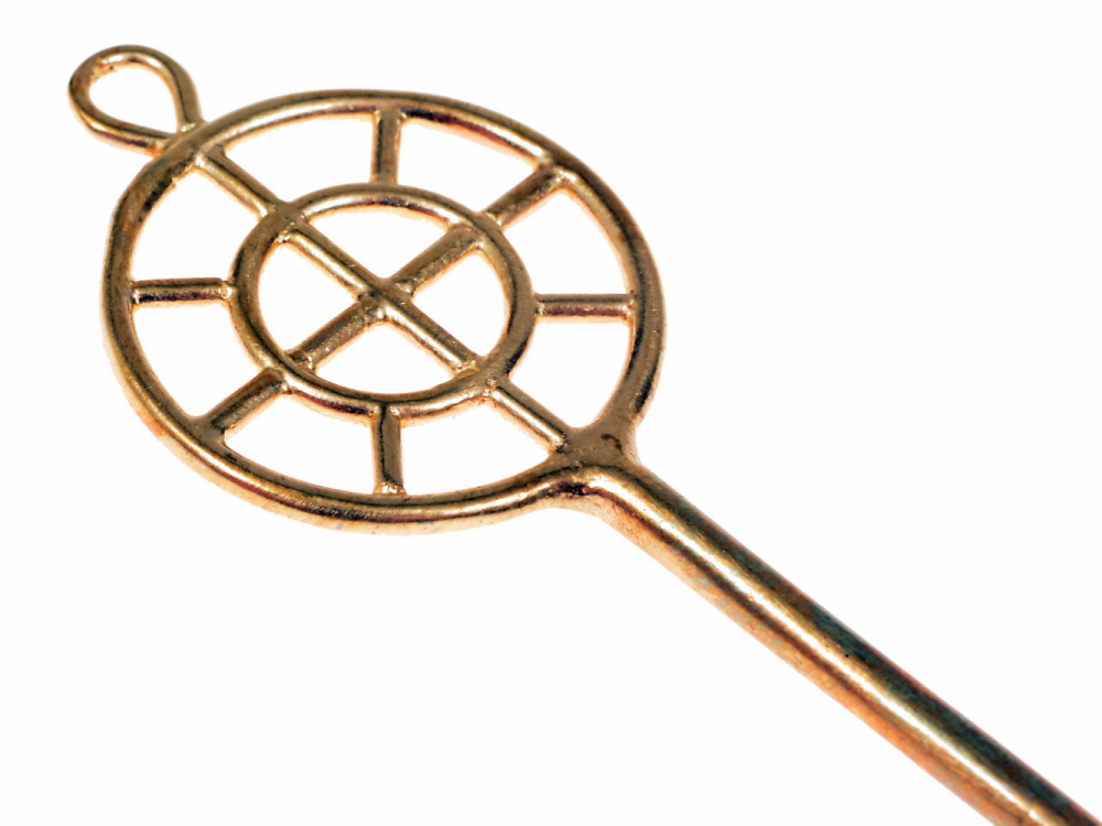 Radnadel der Bronzezeit - Detail