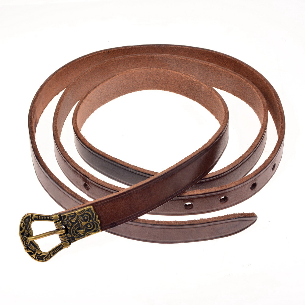 Wikinger-G�rtel - braun / messing