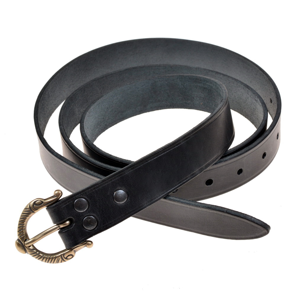 Viking belt - brown / brass