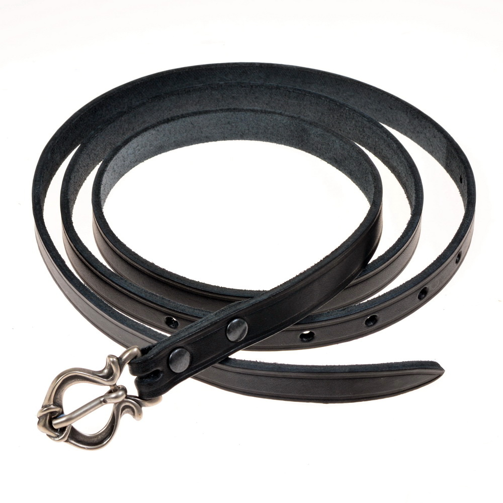 Wikinger Rus-G�rtel - schwarz / silber