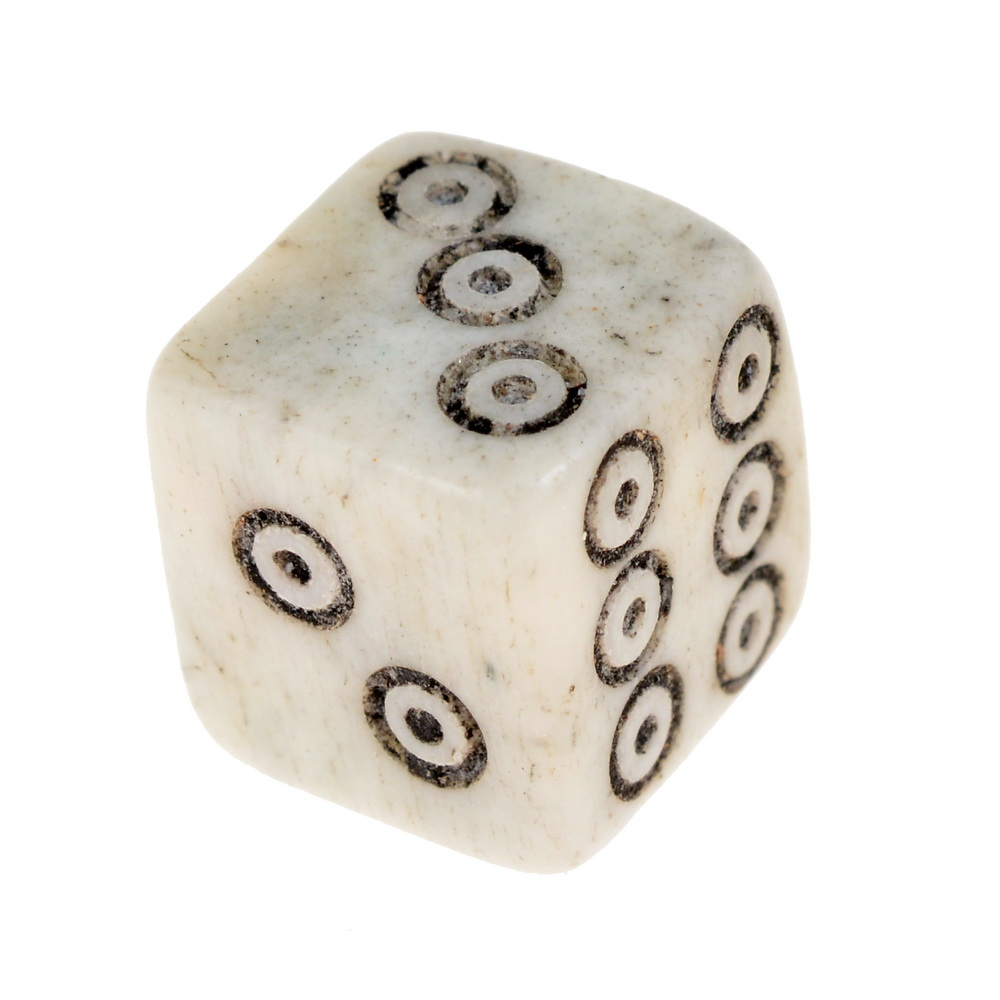 Viking bone dice replica