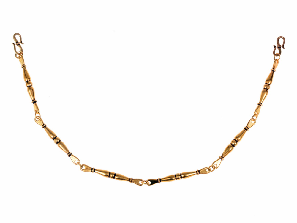 Wikinger-Fibelkette - Bronze