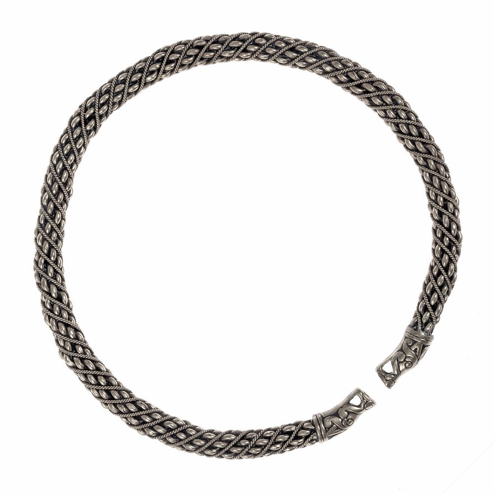 Wikinger-Halsreif - Silber
