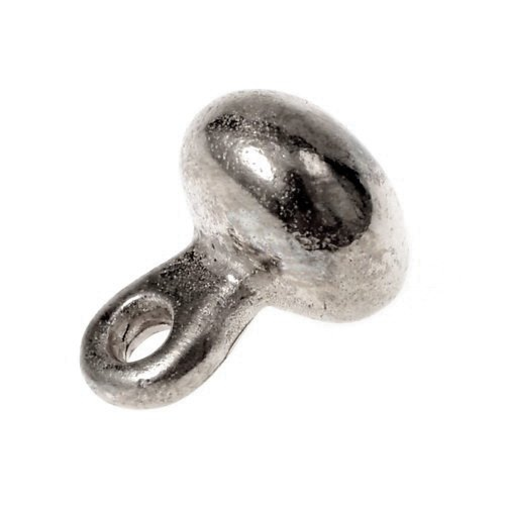 Birka kaftan button - silver