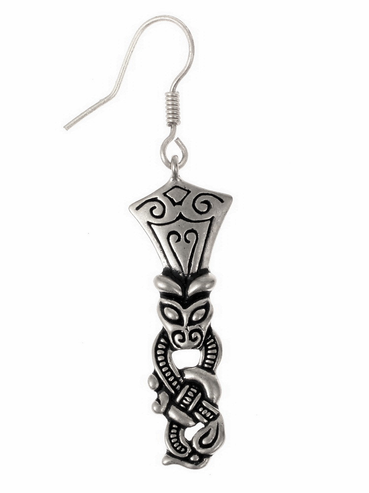 Viking Earring - silver-plated