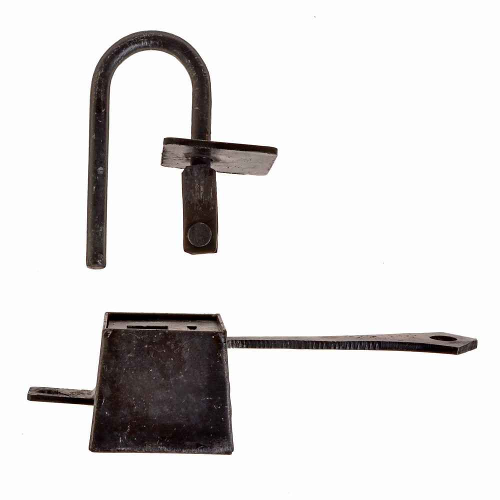 Viking padlock replica for a chest