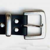 Classic Split Leather Belt - 4 cm