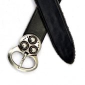 Merovingian Leather Belt - 3 cm