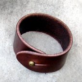 Leather Wristband - 3 cm