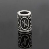Runen-Perle "Naudiz" - 6 mm Loch