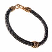 Braided Viking Bracelet with bead