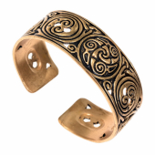 Celtic Bangle with Spirals