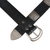 Crussader Belt - 4 cm / strap end + studs
