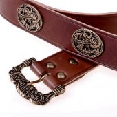 Viking Belt - 4 cm / strap end + studs