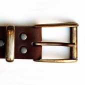 Classic Split Leather Belt - 4 cm