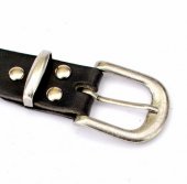 Classic Split Leather Belt - 3 cm