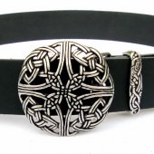 Split Leather Belt "Open-Work" - 4 cm