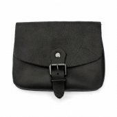 Classical leather wallet - black