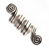 Celtic Hair Bead "Spiral" - 7 mm