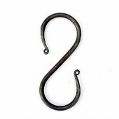 Forged Medieval S-hook - large