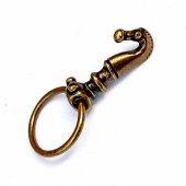 Celtic belt hook - brass colour