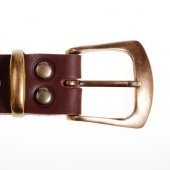 Classic Split Leather Belt - 3 cm