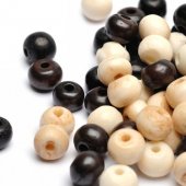 Bone bead - round / 8 mm