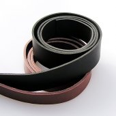 Long core leather straps