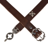 Medieval Belt - 3 cm / strap end + studs
