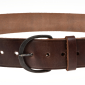 Klassischer G�rtel mit Eisenschnalle - 5 cm