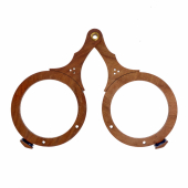 Mittelalterliches Brillen-Gestell aus Holz