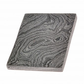 Damascus Knife end plate | 4 x 3 x 0.3 cm