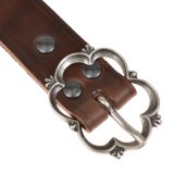 Mittelalterlicher Leder-G�rtel - 3 cm