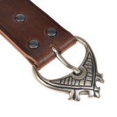 High Medieval Leather Belt - 4.5 cm