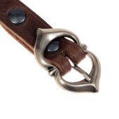 Late Medieval leather belt - 1.5 cm