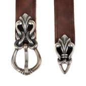 Medieval Belt - 2 cm / with strap end