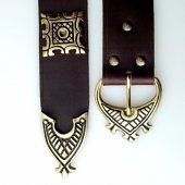 Medieval belt with fittings
