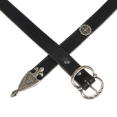 Medieval Belt - 2 cm / strap end + studs